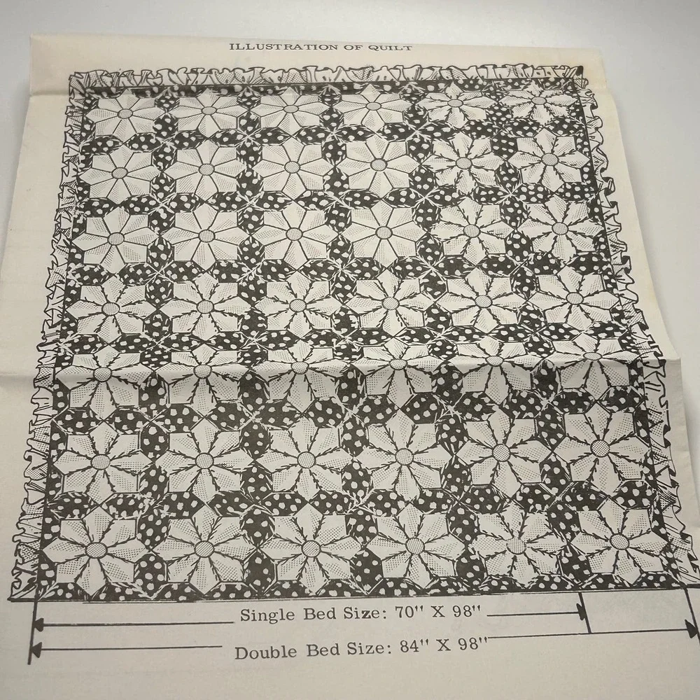 Vintage Reversible Puff Quilt Pattern #932 HTF RARE - Picture 9 of 9